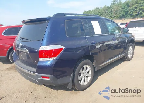 2013 Toyota Highlander Se V6 из США, поврежденный, VIN 5TDBK3EH6DS269027